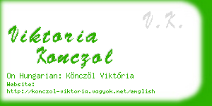 viktoria konczol business card